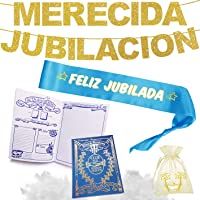 Los mejores  - Inedit Festa Jubilación Banda Honorífica Feliz Jubilada- Libro Invitados- Bolsita y Guirnalda Jubilación Feliz